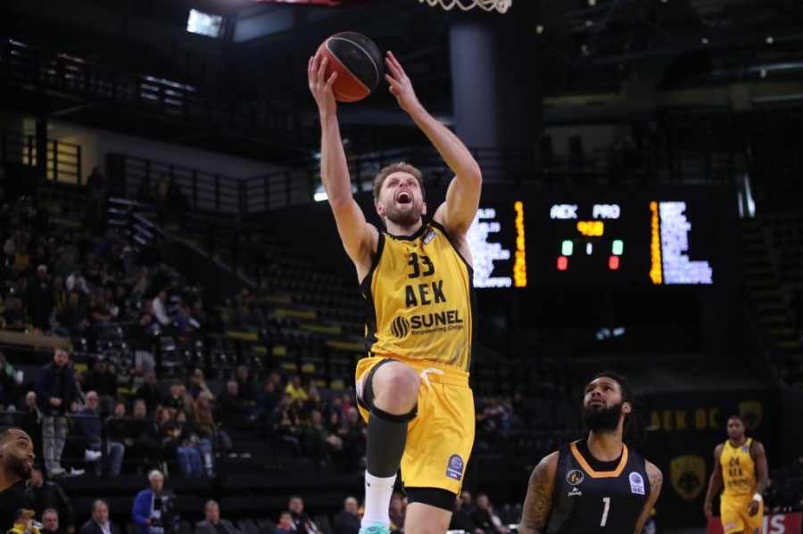 Άνετη νίκη της ΑΕΚ επί του Προμηθέα στην SUNEL Arena (102-85)