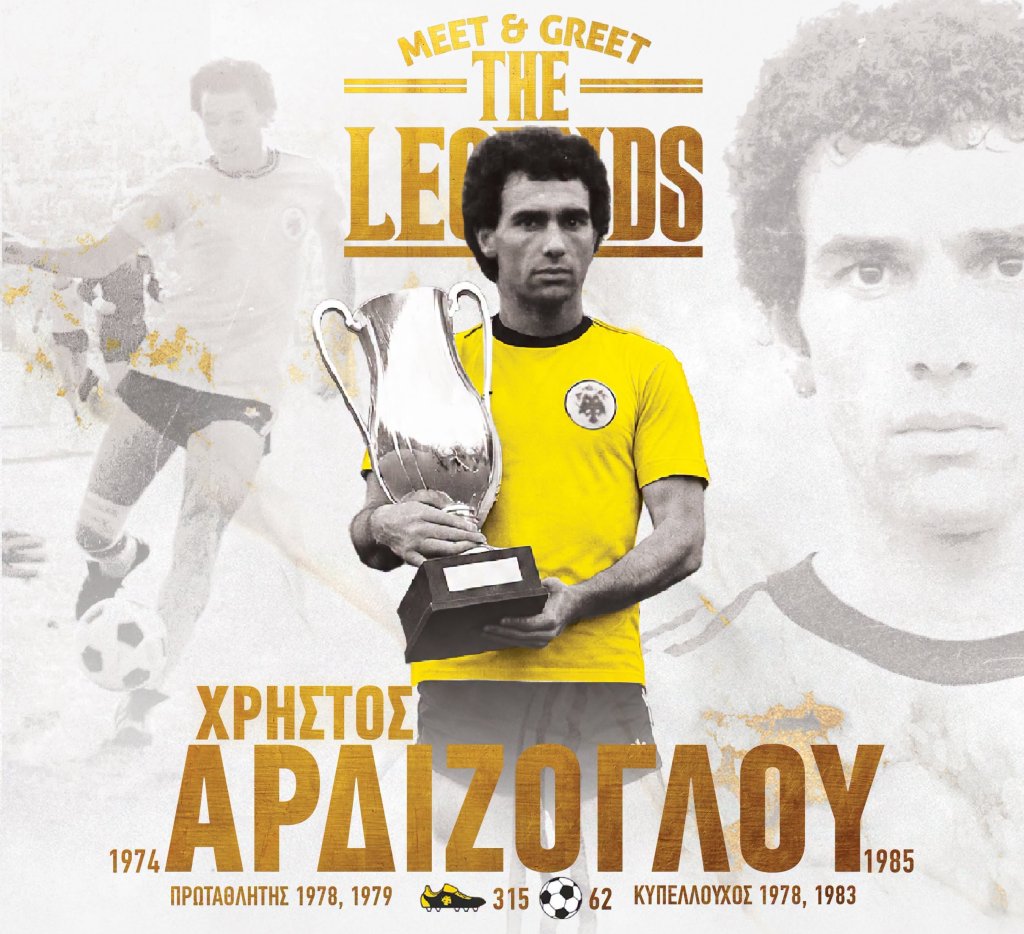 Meet and Greet the Legends με τον Χρήστο Αρδίζογλου πριν το ΑΕΚ – ΟΦΗ Χρήστος Αρδίζογλου